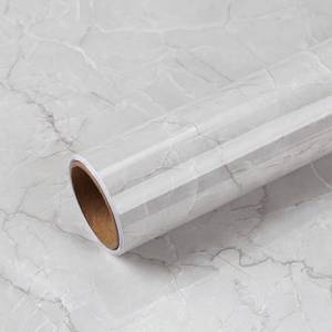 lot 16464 image: VEELIKE Light Grey Marble Contact Paper Waterproof Peel and Stick Countertops for Kitchen 15.7x118 Grey Marble Wallpaper Self Adhesive Vinyl Peel and Stick Counter Top Covers for Bathroom Table