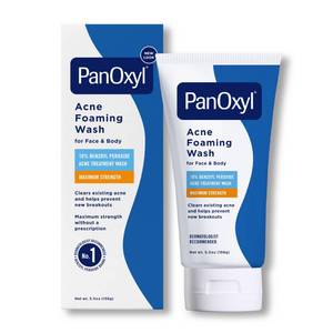 lot 16467 image: PanOxyl Acne Foaming Wash Benzoyl Peroxide 10% Maximum Strength Antimicrobial, 5.5 Oz