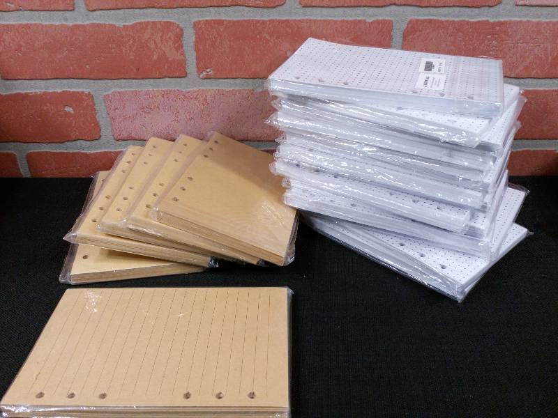 lot 24 image: Journal Page Inserts Blank & Dotted