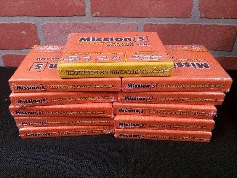 lot 54 image: Mission 5 The Fun And Competitive Math Card Games