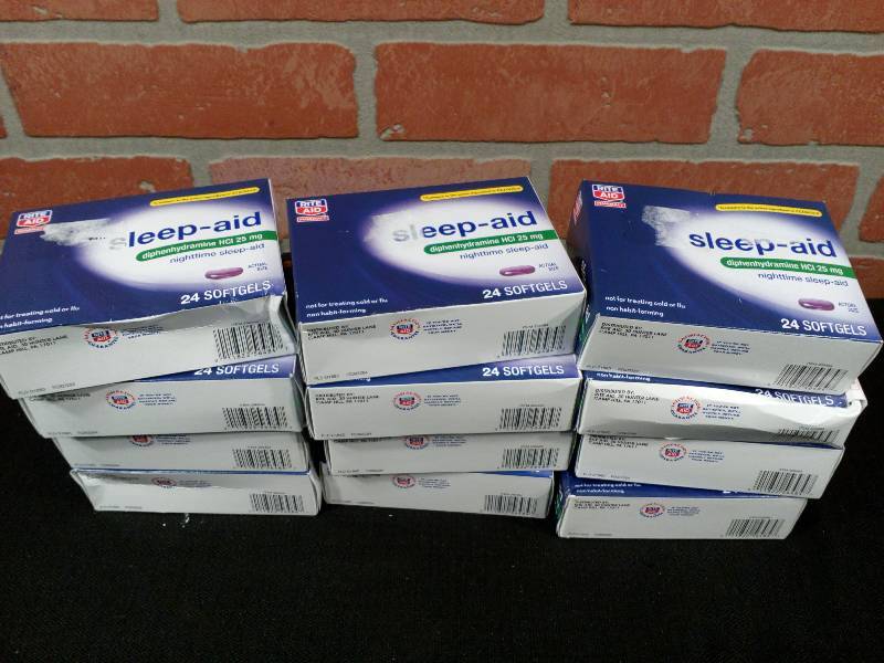 lot 82 image: Rite Aid Sleep-Aid Diphenydramine HCL 25mg
