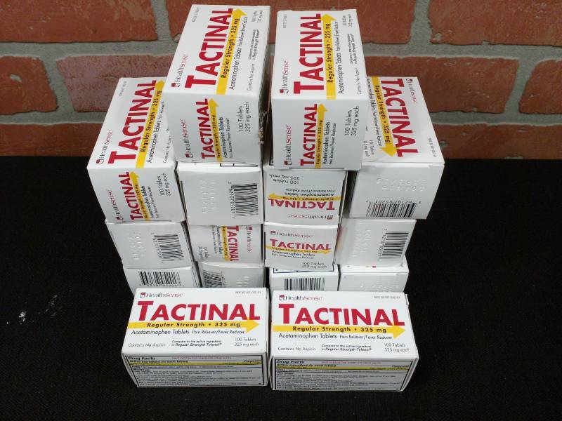 lot 84 image: Tactinal Regular Strength Acetaminophen 325mg