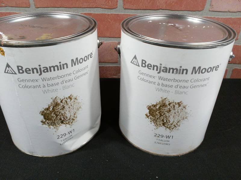 lot 89 image: Benjamin Moore 229-W1 Gennex Waterborne Colorant