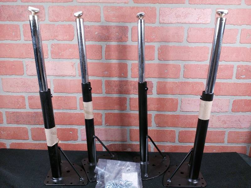 lot 92 image: School Table Non-Folding Adjustable Table Legs