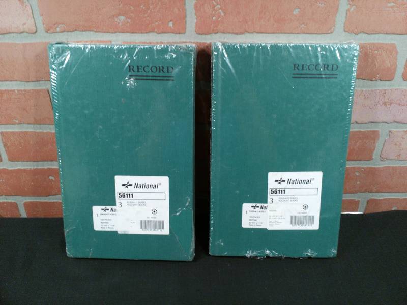 lot 175 image: National Emerald Series Account Record Books