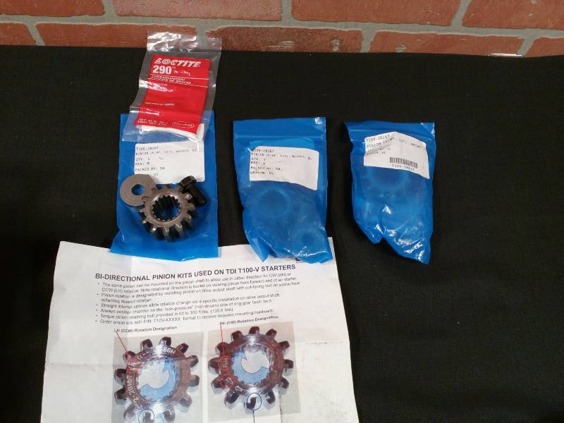 lot 177 image: Dual Direction Pinion Repair Kit For Turbine Starter