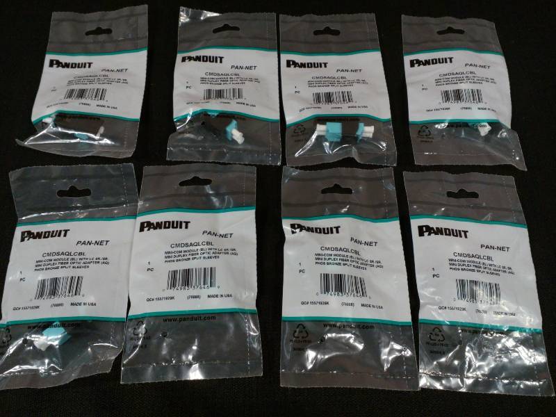 lot 178 image: Panduit Mini-Com Module With LC Mini-Duplex Fiber Optic Adapter