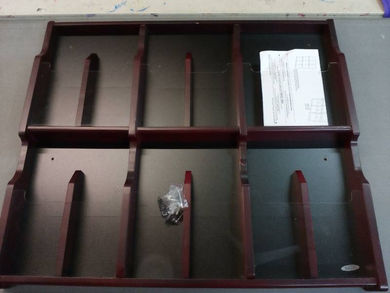lot 234 image: Safco Wood DisplaysExposed Literature Display
