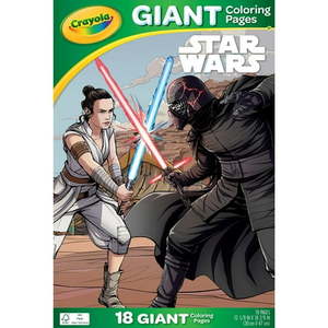 lot 281 image: Crayola Star Wars Giant Coloring Pages 18 Pages Gifts for Boys & Girls