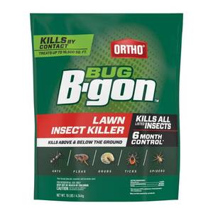 lot 291 image: Open Bag 99 Percent Full -Bug B-gon 10 lb. Lawn Insect Killer Granules