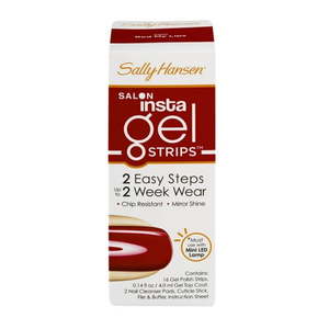 lot 303 image: LOT of 2 -Sally Hansen Salon Insta Gel Strips Red My Lips 0.14 Fl. Oz.