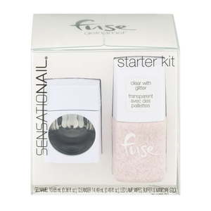 lot 305 image: Sensationail Starter Kit Clear with Glitter 1.0 KIT