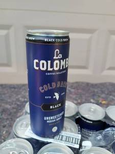lot 183 image: La Colombe Black Cold Brew Coffee - Unsweetened Medium Roast
