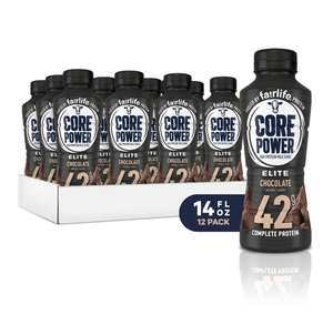 lot 188 image: Fairlife Core Power Elite Chocolate Protein Shake 12-Pack, 14oz Bottles