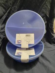 lot 142 image: LOT OF 2 - Cereal Split Bowl