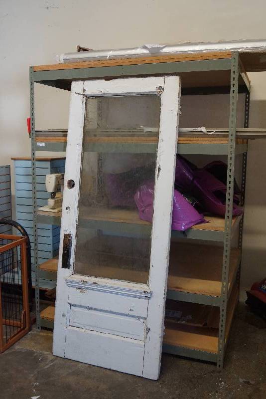 Old Wood Farm Style Door Repurpose Or Craft Firearms Computers