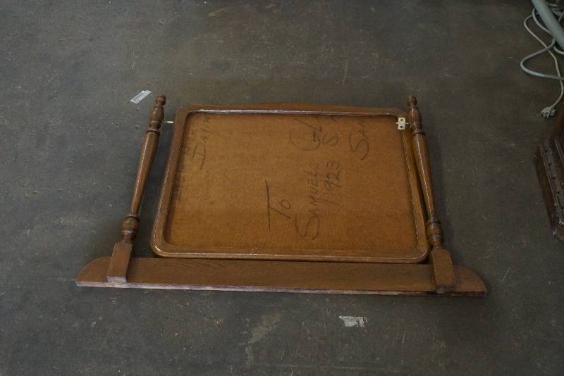 lot 592 image: Vanity Mirror Frame- Antique- No Glass
