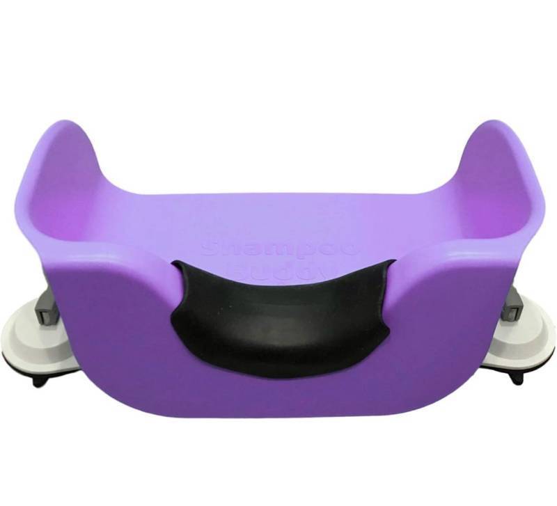 lot 50398 image: Shampoo Buddy Portable Hair Wash Basin for Children, Toddlers, Kids, Teens  Shampoo Bowl for use on Bathtub or Sink  Hair Washing Basin  Tear-Free Rinser for Children (Purple)