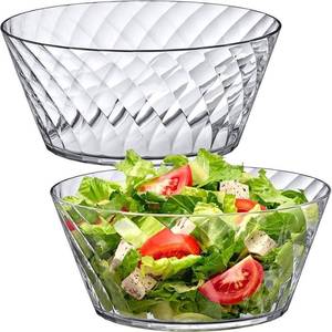 lot 41561 image: Amazing Abby - Bonita - 130 oz Plastic Serving Bowls 10 inch Set of 2
