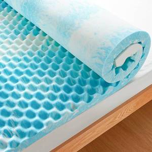 lot 41562 image: PERLECARE 3 Inch Memory Foam Mattress Topper Queen Size, Pressure Relief