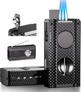 lot 41588 image: 5-in-1 Torch Lighter with Tool, Punch, Stand, Drawing Enhancer, Refillable Butane Torch Lighter