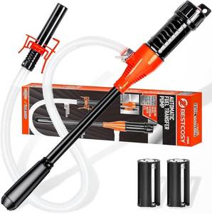 lot 41648 image: Portable Battery Operated Transfer Pump, Electric Siphon Pump for Gas, Fuel, Diesel, Water Transfer, 2.4 GPM Flow Oil Extractor, Manual Fuel Pump