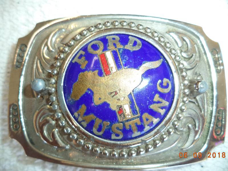 ford mustang belt buckle