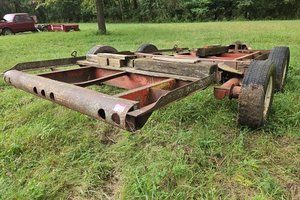 lot 9370 image: Tandem Axle Equipment Trailer Frame