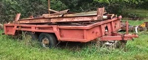 lot 4228 image: Tandem Axle Farm Utility Trailer