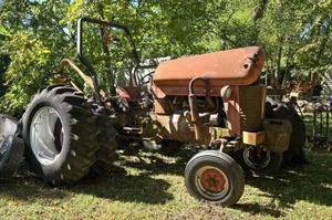 lot 2169 image: 85  Massey-Ferguson  Farm Tractor w Implements &amp Accessories