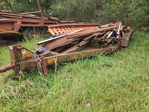 lot 4227 image: Agricultural Hay Wagon Trailer w Perforated Deck