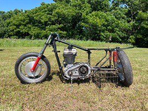 lot M108 image: Matchless Typhoon Outlaw Bike #8  62TCS G80 Engine, Transmission, Frame, Running Gear, etc.
