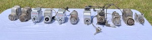 lot M113 image: Grouping of 11 Magnetos  Lucas Originals, Replica Lucas 2MTTs, PAL, Fairbanks Morse and many more
