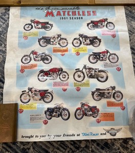 lot M132 image: Matchless 1961 Season Poster