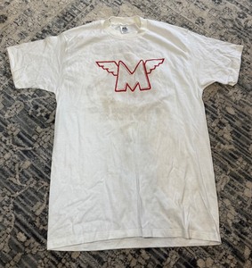 lot M128 image: Large Matchless Flying M Logo T Shirt - Classic Bike Club of Oklahoma City