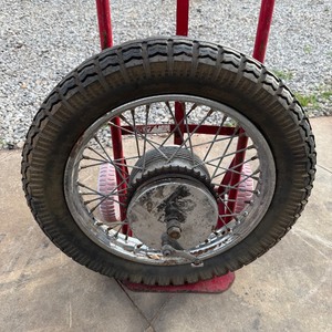 lot M134 image: Matchless Rear Wheel and Tire Combo