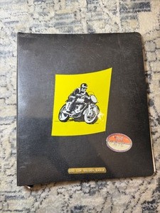 lot M148 image: Matchless G50 CSR Golden Eagle Notebook with Articles and Maintenance Information