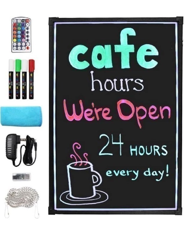 lot 136 image: New Everbilt LED Message Board 16x24
