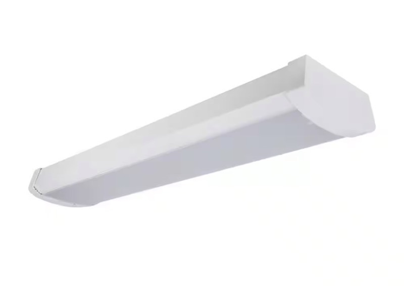 lot 69 image: New Commercial Electric 1-Pack 24 in. 2,000 Lumens Integrated LED White Wraparound Ceiling Light�