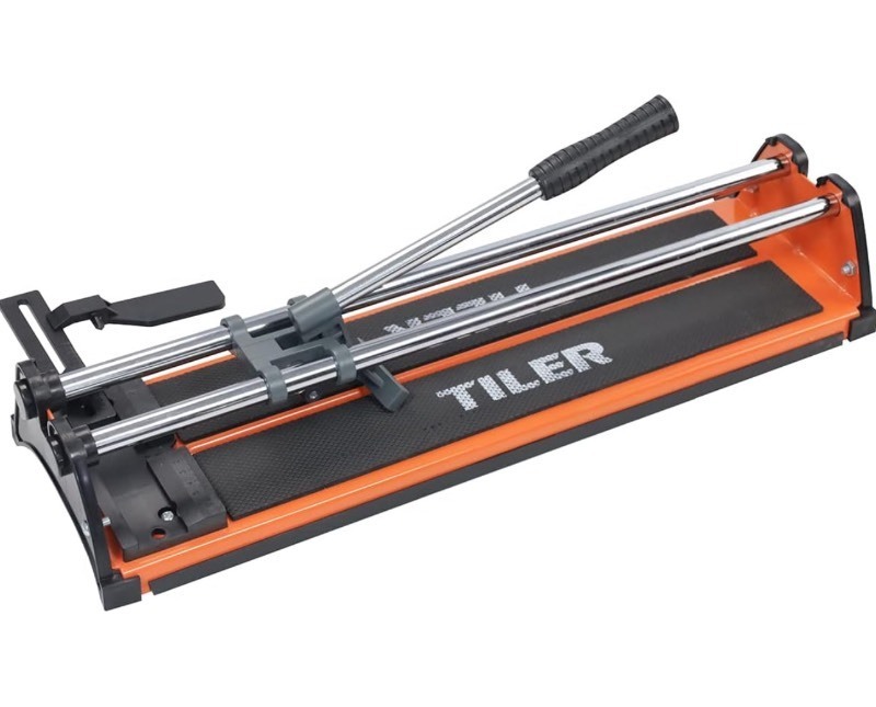 lot 6 image: New TILER 17 Manual Tile Cutter, Professional Porcelain Ceramic Tile Cutter w Chrome Plated Solid Rails, Tungsten Carbide Cutting Wheel, Adjustable Fence Gauge, Anti-Skid Feet 8103E-2, Orange
