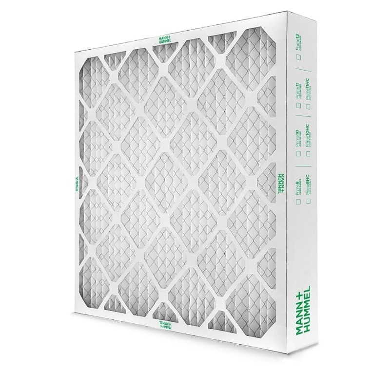 lot 81 image: 2 New MannHummel 20x20x2 MERV 11 Pleated HVAC AC Furnace Air Filters