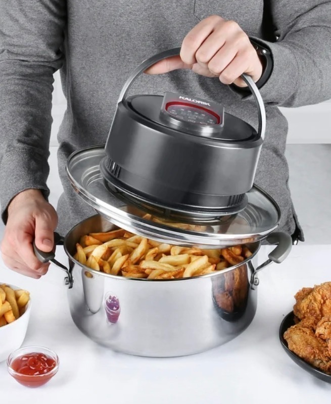 lot 227 image: Kalorik Digital Universal Air Fryer Lid for Cookware FT 50934 OW