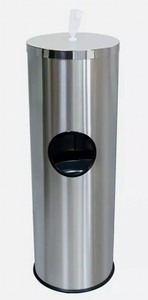 lot 4 image: Wet Wipe Dispenser  Trashcan, great addition to any Utility room ,Check Photos