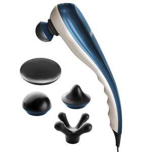 lot 49878 image: Wahl Deep Tissue Corded Long Handle Percussion Massager - Handheld Therapy with Variable Intensity to Relieve Pain in The Back, Neck, Shoulders, Muscles, &amp Legs - FSA Eligible - Model 4290-300