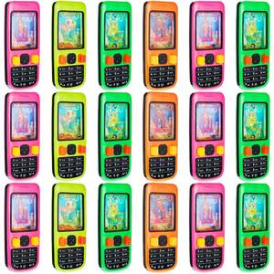 lot 49893 image: 24 Pcs Cellphone Water Ring Game Valentines Day Gift Goodie Bag Stuffers School Classroom 4 Inch Colorful Handheld Phone Water Ring Toss Handheld Game for Kid Birthday Party Favor Gift Contest Prize