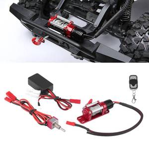 lot 49913 image: RC Winch 110, RC Winch Metal Winch, RC Car Winch with Remote Control Receiver, for Axial SCX10 D90 HPI RC Car Accessories