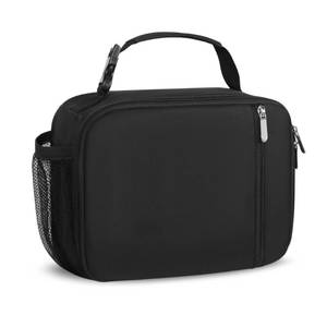 lot 49933 image: esouler Lunch Box Kids Insulated Lunch Bag for Boys & Girls Durable Children Lunchbox for School with Water Bottle Holder-Black