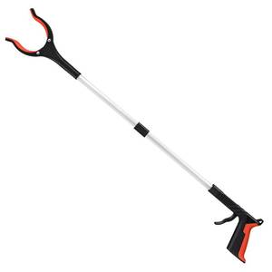 lot 49934 image: 2024 Upgrade Grabber Reacher Tool, 360° Rotating Head, Wide Jaw, 32 Foldable, Lightweight Trash Claw Grabbers for Elderly, Reaching Tool for Trash Pick Up Stick, Litter Picker, Arm Extension (Orange)