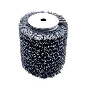lot 49937 image: Replace Restore WRBW80 180 Grit Nylon Brush Abrasive Drawing Wire Wheel Wood Timber Cleaning Texturing Compatible with All Restore, Porter Cable, Craftsman Drum Sander Tools for Woodworking