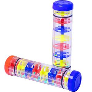 lot 49984 image: RONDURE 1 Pack Rainmaker Rain Stick Toy, 8 Inch Rain Sticks for Kids, Rainstick Sensory Developmental Shaker Tube, Baby Rattle Musical Instrument for Babies 6-12 Months, Toddlers 1-3